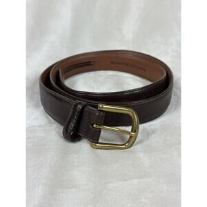 LL Bean Size 38 Men’s Belt Brown With Hidden Money Zipper